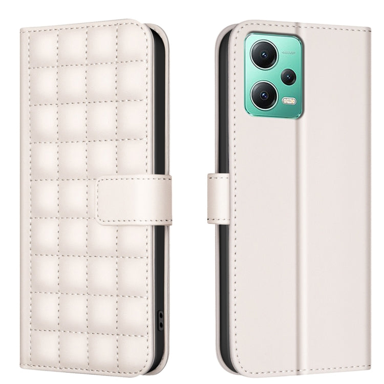 Square Texture Leather Phone Case, For Redmi Note 12 Pro Global, For Redmi Note 12 5G Global / Xiaomi Poco X5, For Redmi Note 11 Pro 5G / 4G Global, For Redmi 10 5G / Note 11E, For Redmi 10C, For Redmi 10 2022 / Note 11 4G, For Redmi Note 10 4G / Note ...
