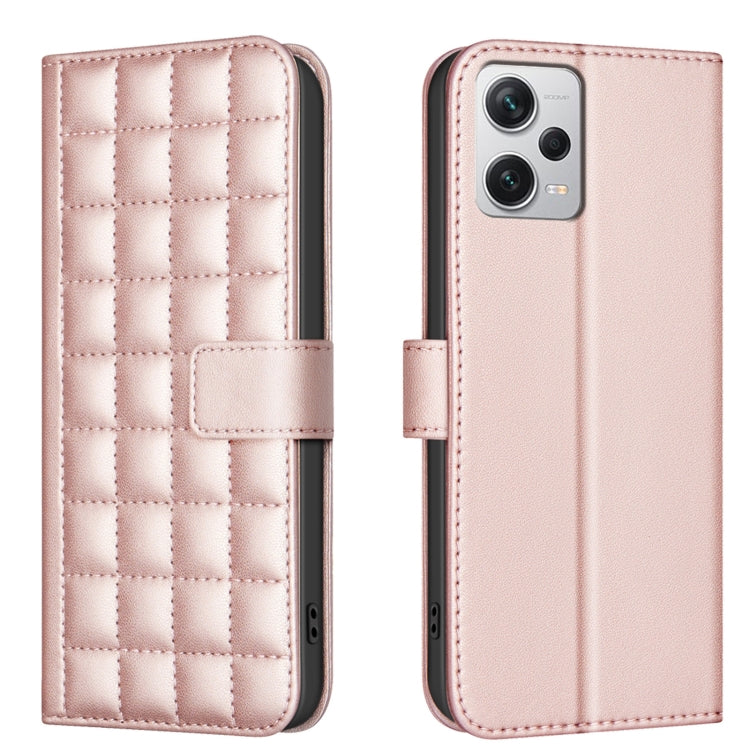 Square Texture Leather Phone Case, For Redmi Note 13 Pro 5G, For Redmi K70 / K70 Pro, For Redmi 12 4G, For Redmi Note 11 / Note 11S, For Redmi Note 12S Global, For Redmi Note 12 4G Global, For Redmi A1 / A1+ / A2, For Redmi Note 12 Pro+ Global
