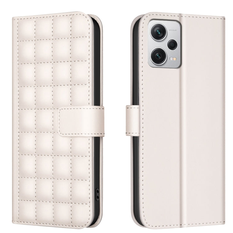 Square Texture Leather Phone Case, For Redmi Note 13 Pro 5G, For Redmi K70 / K70 Pro, For Redmi 12 4G, For Redmi Note 11 / Note 11S, For Redmi Note 12S Global, For Redmi Note 12 4G Global, For Redmi A1 / A1+ / A2, For Redmi Note 12 Pro+ Global