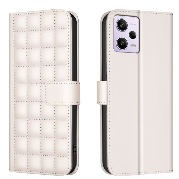 Square Texture Leather Phone Case, For Redmi Note 12 Pro Global, For Redmi Note 12 5G Global / Xiaomi Poco X5, For Redmi Note 11 Pro 5G / 4G Global, For Redmi 10 5G / Note 11E, For Redmi 10C, For Redmi 10 2022 / Note 11 4G, For Redmi Note 10 4G / Note ...