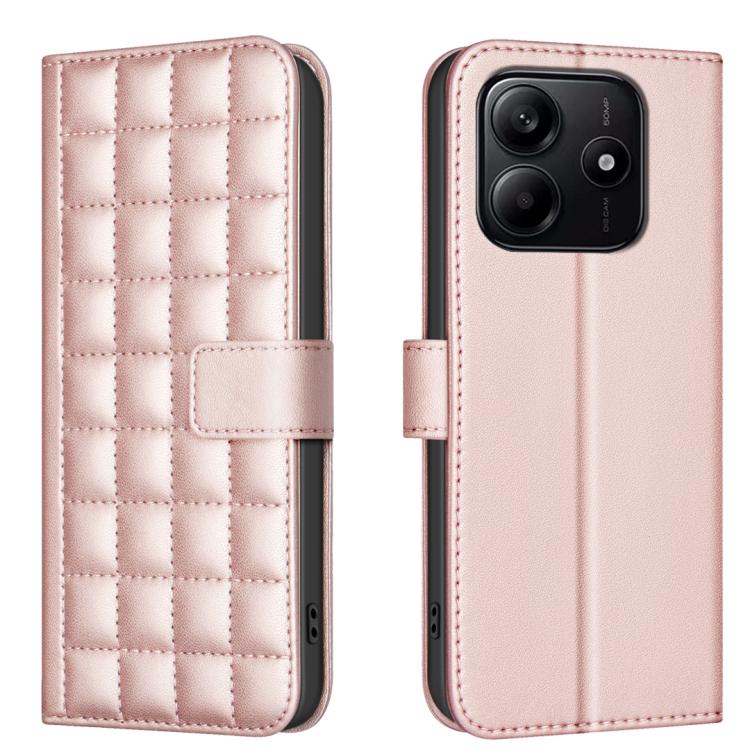 Square Texture Leather Phone Case, For Redmi Note 14 Pro 4G, For Redmi Note 14 4G 163.25mm, For Redmi A3, For Redmi Note 13 Pro 4G Global, For Redmi Note 13 4G Global, For Redmi Note 13 5G, For Redmi 13C, For Redmi Note 13 Pro+ 5G