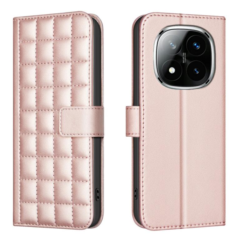 Square Texture Leather Phone Case, For Redmi Note 14 Pro 4G, For Redmi Note 14 4G 163.25mm, For Redmi A3, For Redmi Note 13 Pro 4G Global, For Redmi Note 13 4G Global, For Redmi Note 13 5G, For Redmi 13C, For Redmi Note 13 Pro+ 5G