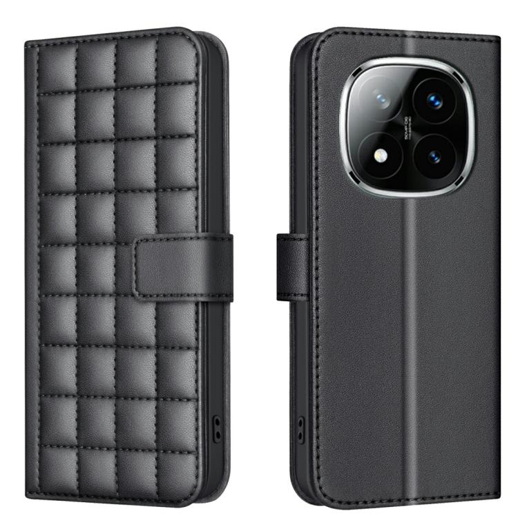 Square Texture Leather Phone Case, For Redmi Note 14 Pro 4G, For Redmi Note 14 4G 163.25mm, For Redmi A3, For Redmi Note 13 Pro 4G Global, For Redmi Note 13 4G Global, For Redmi Note 13 5G, For Redmi 13C, For Redmi Note 13 Pro+ 5G