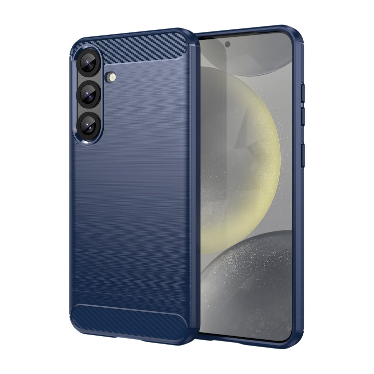 Carbon Fiber Brushed Texture TPU Phone Case, For Galaxy S26 FE 5G, For Samsung Galaxy S26+ 5G, For Samsung Galaxy S26 Edge 5G, For Samsung Galaxy S26 Ultra 5G, For Samsung Galaxy S26 5G, For Samsung Galaxy S25 FE 5G, For Samsung Galaxy S25 Edge 5G     ...