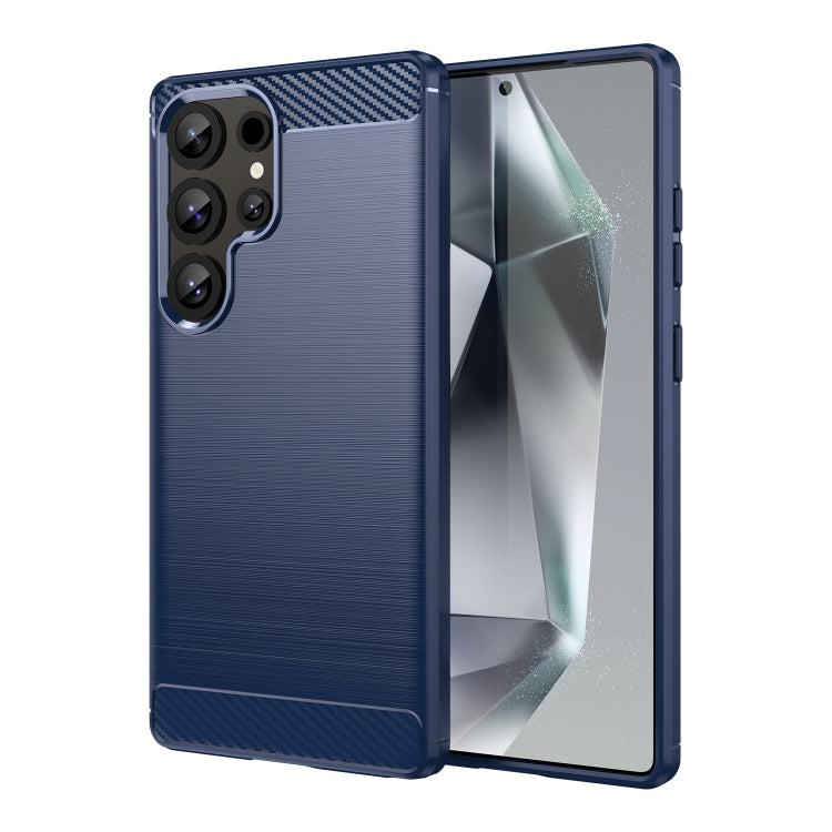 Carbon Fiber Brushed Texture TPU Phone Case, For Galaxy S26 FE 5G, For Samsung Galaxy S26+ 5G, For Samsung Galaxy S26 Edge 5G, For Samsung Galaxy S26 Ultra 5G, For Samsung Galaxy S26 5G, For Samsung Galaxy S25 FE 5G, For Samsung Galaxy S25 Edge 5G     ...