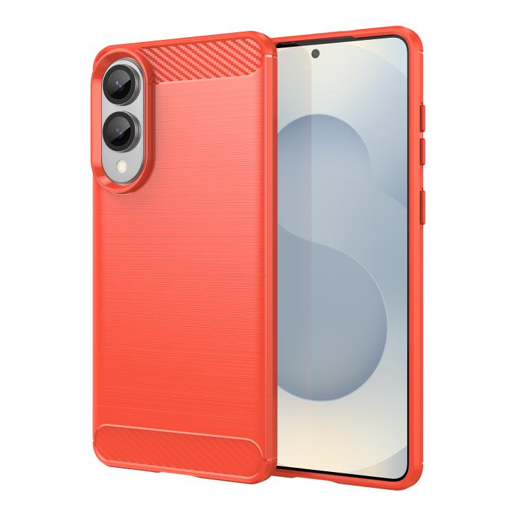 Carbon Fiber Brushed Texture TPU Phone Case, For Galaxy S26 FE 5G, For Samsung Galaxy S26+ 5G, For Samsung Galaxy S26 Edge 5G, For Samsung Galaxy S26 Ultra 5G, For Samsung Galaxy S26 5G, For Samsung Galaxy S25 FE 5G, For Samsung Galaxy S25 Edge 5G     ...