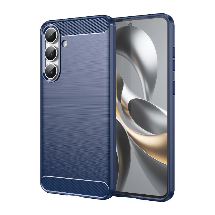 Carbon Fiber Brushed Texture TPU Phone Case, For Galaxy S26 FE 5G, For Samsung Galaxy S26+ 5G, For Samsung Galaxy S26 Edge 5G, For Samsung Galaxy S26 Ultra 5G, For Samsung Galaxy S26 5G, For Samsung Galaxy S25 FE 5G, For Samsung Galaxy S25 Edge 5G     ...