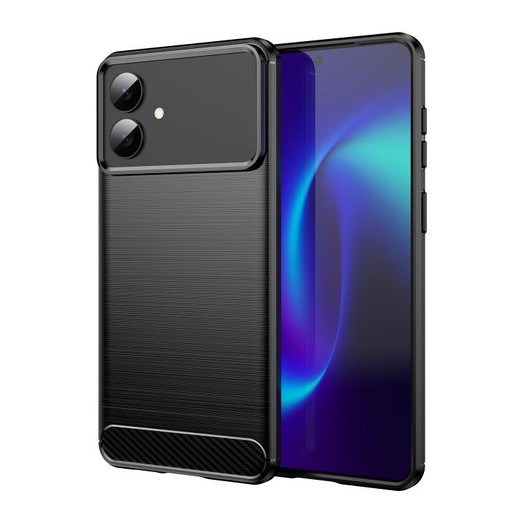 Carbon Fiber Brushed Texture TPU Phone Case, For Galaxy S26 FE 5G, For Samsung Galaxy S26+ 5G, For Samsung Galaxy S26 Edge 5G, For Samsung Galaxy S26 Ultra 5G, For Samsung Galaxy S26 5G, For Samsung Galaxy S25 FE 5G, For Samsung Galaxy S25 Edge 5G     ...