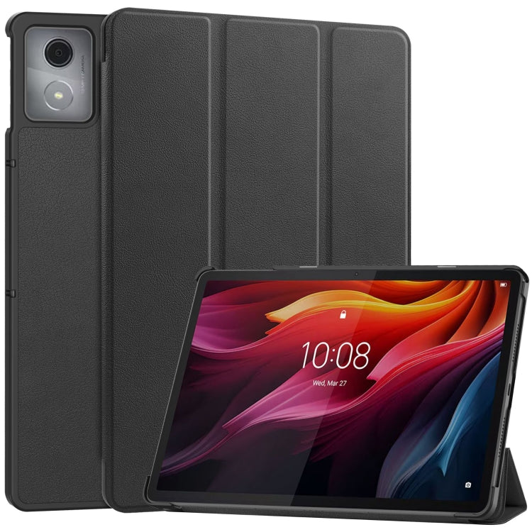 Custer Texture 3-Fold Holder Leather Smart Tablet Case, For Lenovo Yoga Tab 11.1 2025, For Lenovo Idea  Tab Plus 12.1, For Lenovo Legion Y700 2025, For Lenovo Tab One TB-305FU / Tab K9, For Lenovo Tab 10.1 2025 / K10 2nd / S10, For Lenovo Idea Tab Pro ...