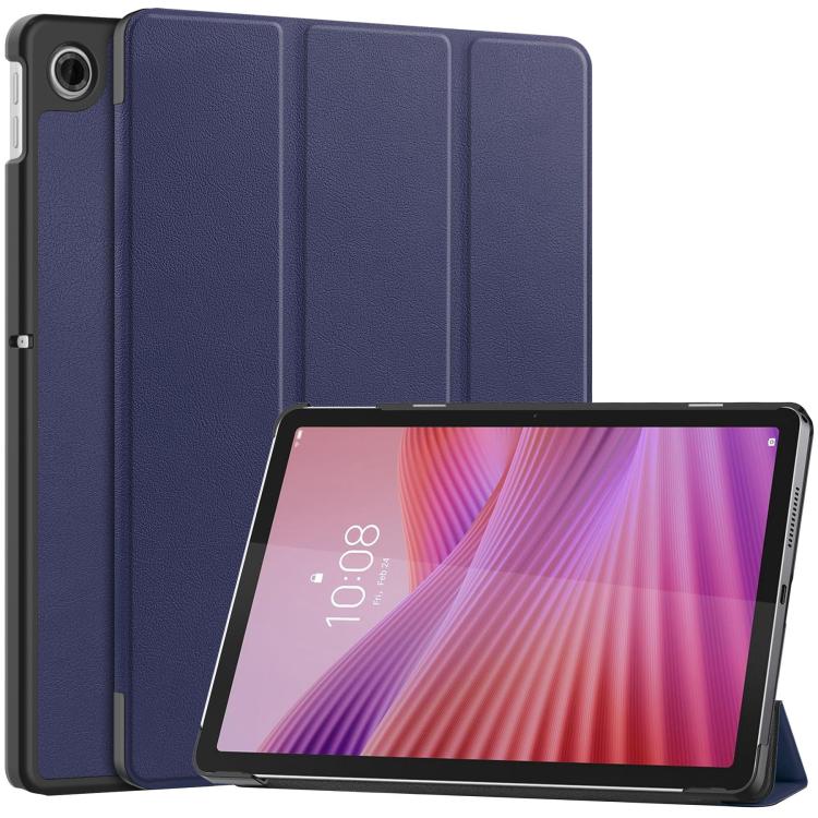 Custer Texture 3-Fold Holder Leather Smart Tablet Case, For Lenovo Yoga Tab 11.1 2025, For Lenovo Idea  Tab Plus 12.1, For Lenovo Legion Y700 2025, For Lenovo Tab One TB-305FU / Tab K9, For Lenovo Tab 10.1 2025 / K10 2nd / S10, For Lenovo Idea Tab Pro ...