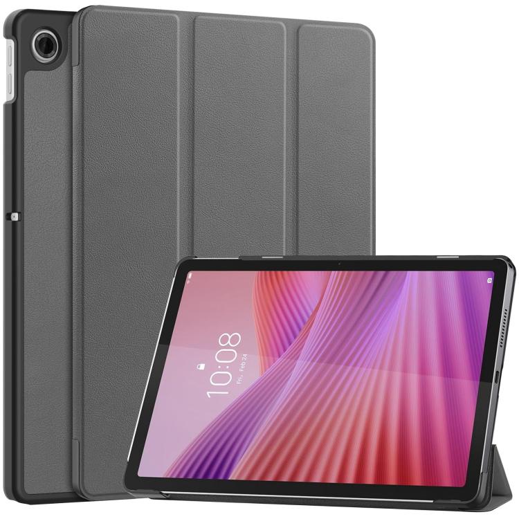 Custer Texture 3-Fold Holder Leather Smart Tablet Case, For Lenovo Yoga Tab 11.1 2025, For Lenovo Idea  Tab Plus 12.1, For Lenovo Legion Y700 2025, For Lenovo Tab One TB-305FU / Tab K9, For Lenovo Tab 10.1 2025 / K10 2nd / S10, For Lenovo Idea Tab Pro ...