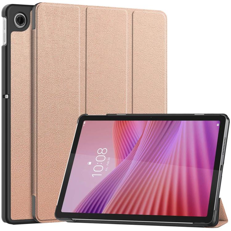 Custer Texture 3-Fold Holder Leather Smart Tablet Case, For Lenovo Yoga Tab 11.1 2025, For Lenovo Idea  Tab Plus 12.1, For Lenovo Legion Y700 2025, For Lenovo Tab One TB-305FU / Tab K9, For Lenovo Tab 10.1 2025 / K10 2nd / S10, For Lenovo Idea Tab Pro ...