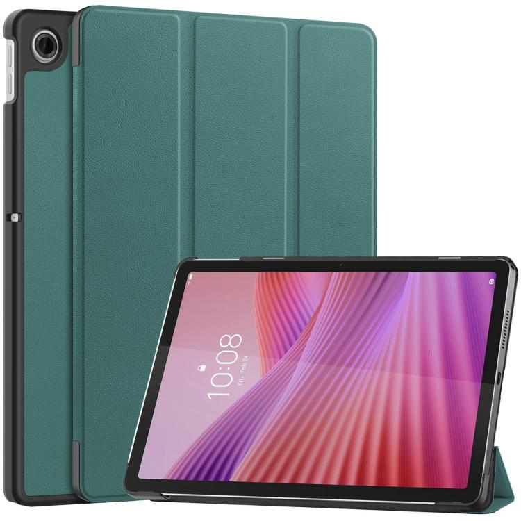 Custer Texture 3-Fold Holder Leather Smart Tablet Case, For Lenovo Yoga Tab 11.1 2025, For Lenovo Idea  Tab Plus 12.1, For Lenovo Legion Y700 2025, For Lenovo Tab One TB-305FU / Tab K9, For Lenovo Tab 10.1 2025 / K10 2nd / S10, For Lenovo Idea Tab Pro ...