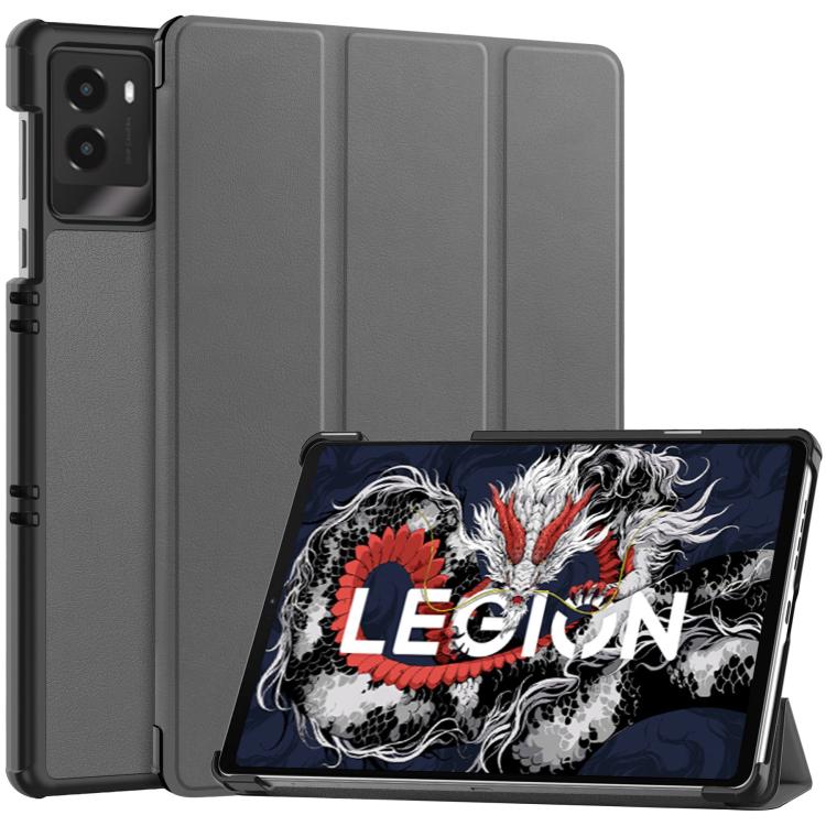 Custer Texture 3-Fold Holder Leather Smart Tablet Case, For Lenovo Yoga Tab 11.1 2025, For Lenovo Idea  Tab Plus 12.1, For Lenovo Legion Y700 2025, For Lenovo Tab One TB-305FU / Tab K9, For Lenovo Tab 10.1 2025 / K10 2nd / S10, For Lenovo Idea Tab Pro ...