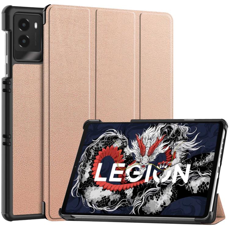 Custer Texture 3-Fold Holder Leather Smart Tablet Case, For Lenovo Yoga Tab 11.1 2025, For Lenovo Idea  Tab Plus 12.1, For Lenovo Legion Y700 2025, For Lenovo Tab One TB-305FU / Tab K9, For Lenovo Tab 10.1 2025 / K10 2nd / S10, For Lenovo Idea Tab Pro ...