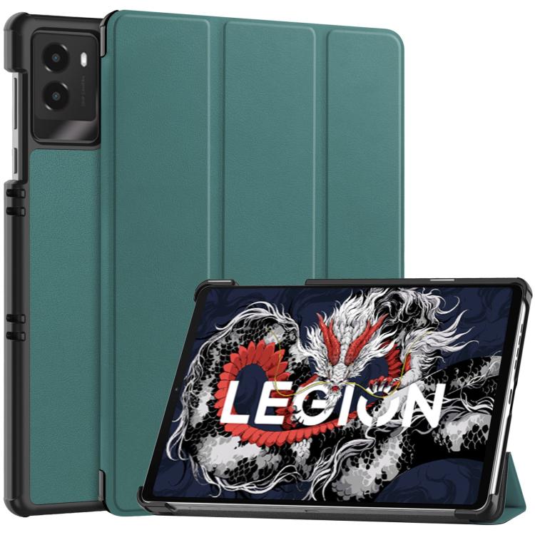 Custer Texture 3-Fold Holder Leather Smart Tablet Case, For Lenovo Yoga Tab 11.1 2025, For Lenovo Idea  Tab Plus 12.1, For Lenovo Legion Y700 2025, For Lenovo Tab One TB-305FU / Tab K9, For Lenovo Tab 10.1 2025 / K10 2nd / S10, For Lenovo Idea Tab Pro ...