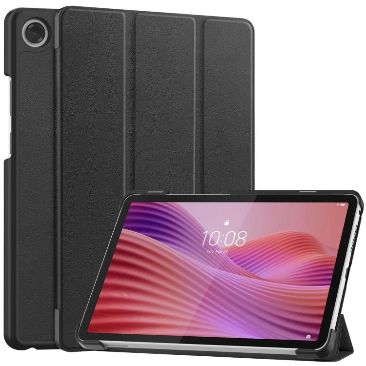 Custer Texture 3-Fold Holder Leather Smart Tablet Case, For Lenovo Yoga Tab 11.1 2025, For Lenovo Idea  Tab Plus 12.1, For Lenovo Legion Y700 2025, For Lenovo Tab One TB-305FU / Tab K9, For Lenovo Tab 10.1 2025 / K10 2nd / S10, For Lenovo Idea Tab Pro ...