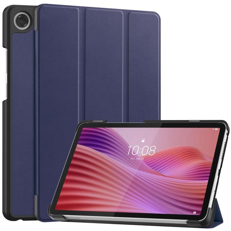 Custer Texture 3-Fold Holder Leather Smart Tablet Case, For Lenovo Yoga Tab 11.1 2025, For Lenovo Idea  Tab Plus 12.1, For Lenovo Legion Y700 2025, For Lenovo Tab One TB-305FU / Tab K9, For Lenovo Tab 10.1 2025 / K10 2nd / S10, For Lenovo Idea Tab Pro ...