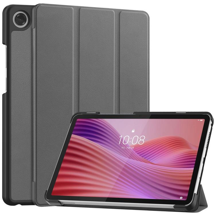 Custer Texture 3-Fold Holder Leather Smart Tablet Case, For Lenovo Yoga Tab 11.1 2025, For Lenovo Idea  Tab Plus 12.1, For Lenovo Legion Y700 2025, For Lenovo Tab One TB-305FU / Tab K9, For Lenovo Tab 10.1 2025 / K10 2nd / S10, For Lenovo Idea Tab Pro ...