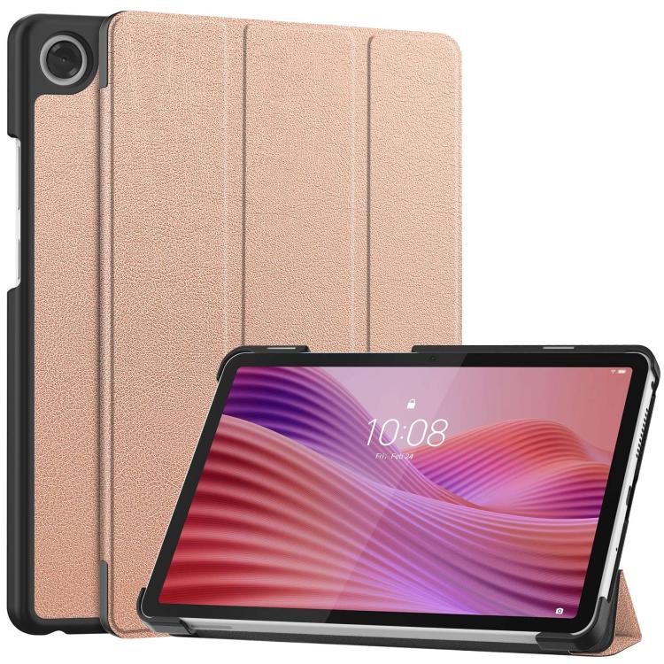 Custer Texture 3-Fold Holder Leather Smart Tablet Case, For Lenovo Yoga Tab 11.1 2025, For Lenovo Idea  Tab Plus 12.1, For Lenovo Legion Y700 2025, For Lenovo Tab One TB-305FU / Tab K9, For Lenovo Tab 10.1 2025 / K10 2nd / S10, For Lenovo Idea Tab Pro ...