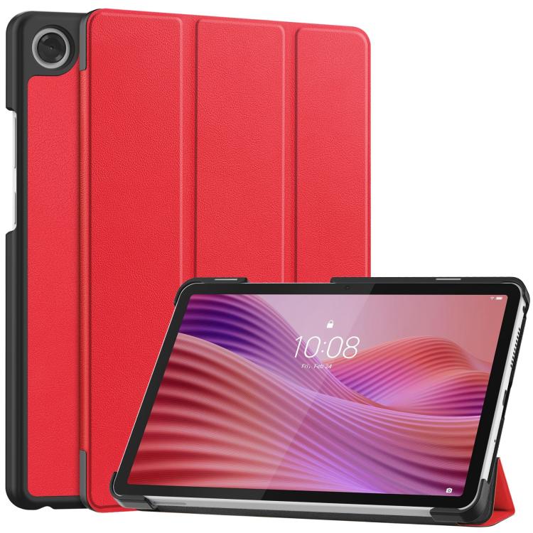Custer Texture 3-Fold Holder Leather Smart Tablet Case, For Lenovo Yoga Tab 11.1 2025, For Lenovo Idea  Tab Plus 12.1, For Lenovo Legion Y700 2025, For Lenovo Tab One TB-305FU / Tab K9, For Lenovo Tab 10.1 2025 / K10 2nd / S10, For Lenovo Idea Tab Pro ...