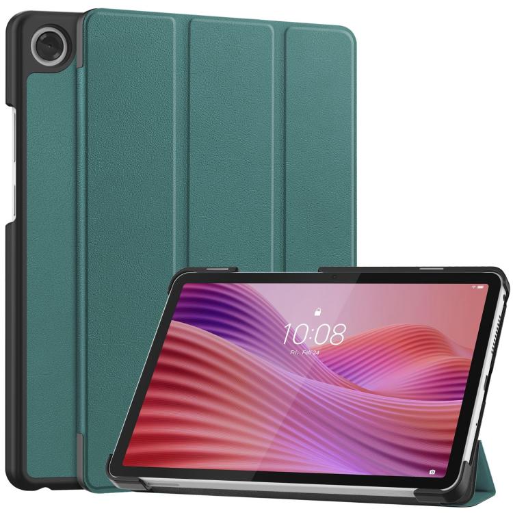 Custer Texture 3-Fold Holder Leather Smart Tablet Case, For Lenovo Yoga Tab 11.1 2025, For Lenovo Idea  Tab Plus 12.1, For Lenovo Legion Y700 2025, For Lenovo Tab One TB-305FU / Tab K9, For Lenovo Tab 10.1 2025 / K10 2nd / S10, For Lenovo Idea Tab Pro ...