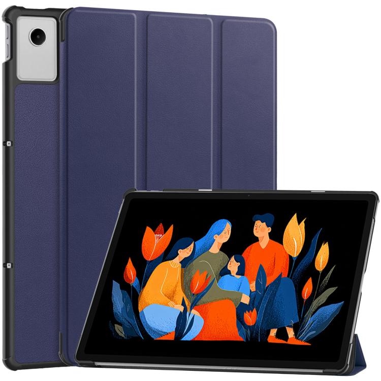 Custer Texture 3-Fold Holder Leather Smart Tablet Case, For Lenovo Yoga Tab 11.1 2025, For Lenovo Idea  Tab Plus 12.1, For Lenovo Legion Y700 2025, For Lenovo Tab One TB-305FU / Tab K9, For Lenovo Tab 10.1 2025 / K10 2nd / S10, For Lenovo Idea Tab Pro ...