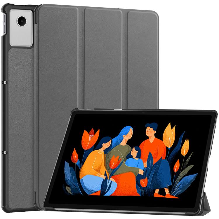 Custer Texture 3-Fold Holder Leather Smart Tablet Case, For Lenovo Yoga Tab 11.1 2025, For Lenovo Idea  Tab Plus 12.1, For Lenovo Legion Y700 2025, For Lenovo Tab One TB-305FU / Tab K9, For Lenovo Tab 10.1 2025 / K10 2nd / S10, For Lenovo Idea Tab Pro ...