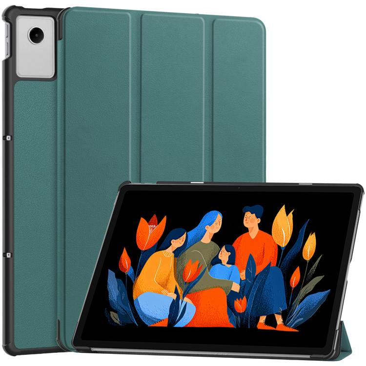 Custer Texture 3-Fold Holder Leather Smart Tablet Case, For Lenovo Yoga Tab 11.1 2025, For Lenovo Idea  Tab Plus 12.1, For Lenovo Legion Y700 2025, For Lenovo Tab One TB-305FU / Tab K9, For Lenovo Tab 10.1 2025 / K10 2nd / S10, For Lenovo Idea Tab Pro ...