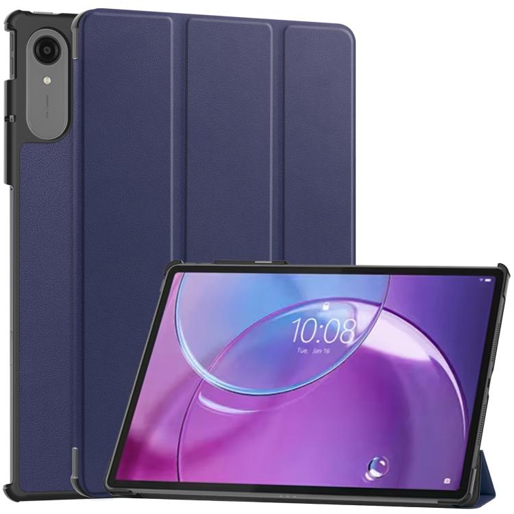 Custer Texture 3-Fold Holder Leather Smart Tablet Case, For Lenovo Yoga Tab 11.1 2025, For Lenovo Idea  Tab Plus 12.1, For Lenovo Legion Y700 2025, For Lenovo Tab One TB-305FU / Tab K9, For Lenovo Tab 10.1 2025 / K10 2nd / S10, For Lenovo Idea Tab Pro ...