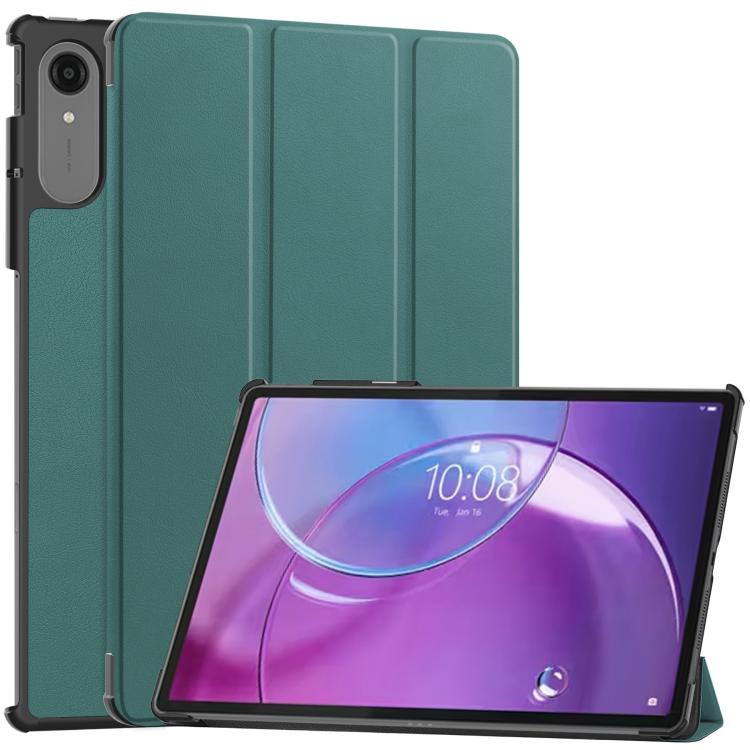Custer Texture 3-Fold Holder Leather Smart Tablet Case, For Lenovo Yoga Tab 11.1 2025, For Lenovo Idea  Tab Plus 12.1, For Lenovo Legion Y700 2025, For Lenovo Tab One TB-305FU / Tab K9, For Lenovo Tab 10.1 2025 / K10 2nd / S10, For Lenovo Idea Tab Pro ...