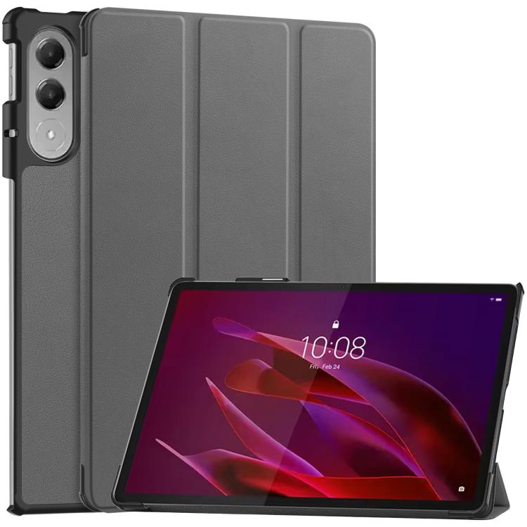 Custer Texture 3-Fold Holder Leather Smart Tablet Case, For Lenovo Yoga Tab 11.1 2025, For Lenovo Idea  Tab Plus 12.1, For Lenovo Legion Y700 2025, For Lenovo Tab One TB-305FU / Tab K9, For Lenovo Tab 10.1 2025 / K10 2nd / S10, For Lenovo Idea Tab Pro ...