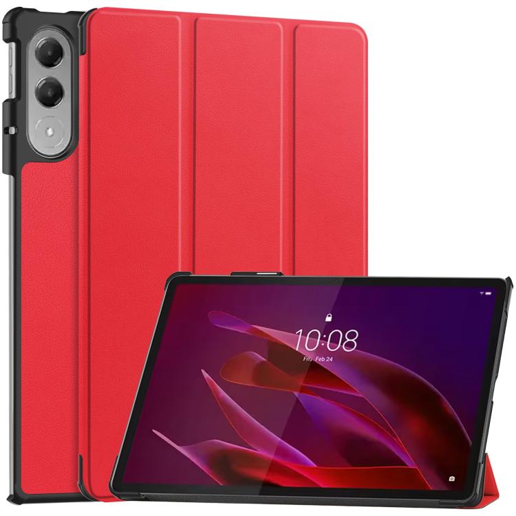 Custer Texture 3-Fold Holder Leather Smart Tablet Case, For Lenovo Yoga Tab 11.1 2025, For Lenovo Idea  Tab Plus 12.1, For Lenovo Legion Y700 2025, For Lenovo Tab One TB-305FU / Tab K9, For Lenovo Tab 10.1 2025 / K10 2nd / S10, For Lenovo Idea Tab Pro ...