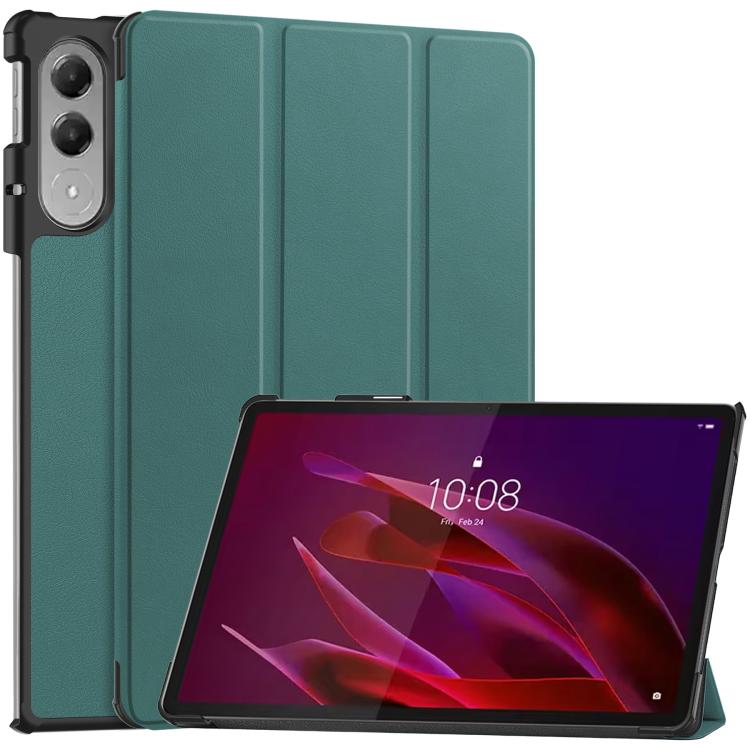 Custer Texture 3-Fold Holder Leather Smart Tablet Case, For Lenovo Yoga Tab 11.1 2025, For Lenovo Idea  Tab Plus 12.1, For Lenovo Legion Y700 2025, For Lenovo Tab One TB-305FU / Tab K9, For Lenovo Tab 10.1 2025 / K10 2nd / S10, For Lenovo Idea Tab Pro ...