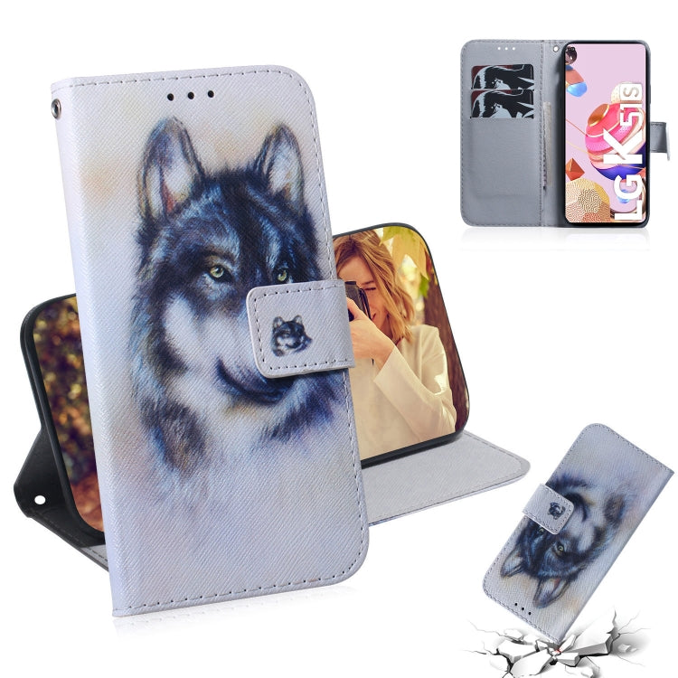 Coloured Drawing Horizontal Flip Leather Case, with Holder & Card Slots & Wallet, For LG K51S, For LG K61, For Xiaomi Redmi 9A, For Xiaomi Redmi 9C