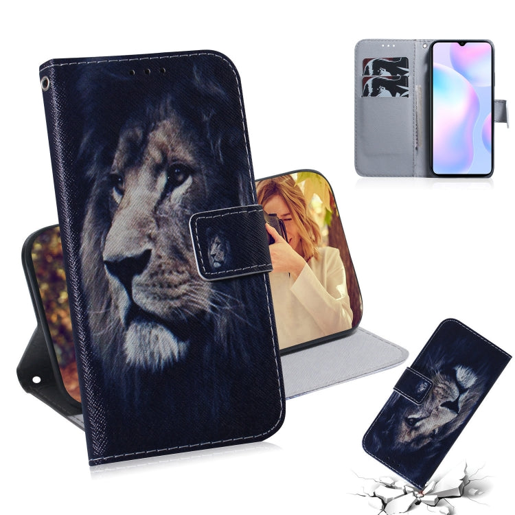 Coloured Drawing Horizontal Flip Leather Case, with Holder & Card Slots & Wallet, For LG K51S, For LG K61, For Xiaomi Redmi 9A, For Xiaomi Redmi 9C