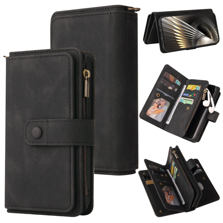 Skin Feel Multi Card Slots Zipper Wallet Leather Phone Case, For Xiaomi 17 Max 5G, For Xiaomi 17T Pro 5G Global, For Xiaomi 17T 5G Global, For Xiaomi 17 Ultra, For Xiaomi 14T Pro, For Xiaomi 14T, For Xiaomi Poco F6, For Xiaomi Poco F6 Pro