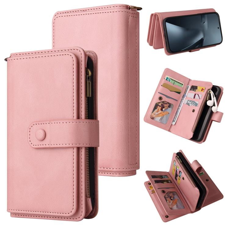 Skin Feel Multi Card Slots Zipper Wallet Leather Phone Case, For Xiaomi Poco C95 Pro, For Xiaomi 17 Max 5G, For Xiaomi 17T Pro 5G Global, For Xiaomi 17T 5G Global, For Xiaomi 17 Ultra, For Xiaomi 14T Pro, For Xiaomi 14T, For Xiaomi Poco F6             ...