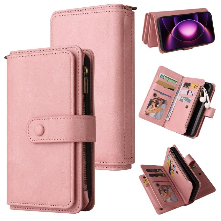 Skin Feel Multi Card Slots Zipper Wallet Leather Phone Case, For Xiaomi Poco C95 Pro, For Xiaomi 17 Max 5G, For Xiaomi 17T Pro 5G Global, For Xiaomi 17T 5G Global, For Xiaomi 17 Ultra, For Xiaomi 14T Pro, For Xiaomi 14T, For Xiaomi Poco F6             ...