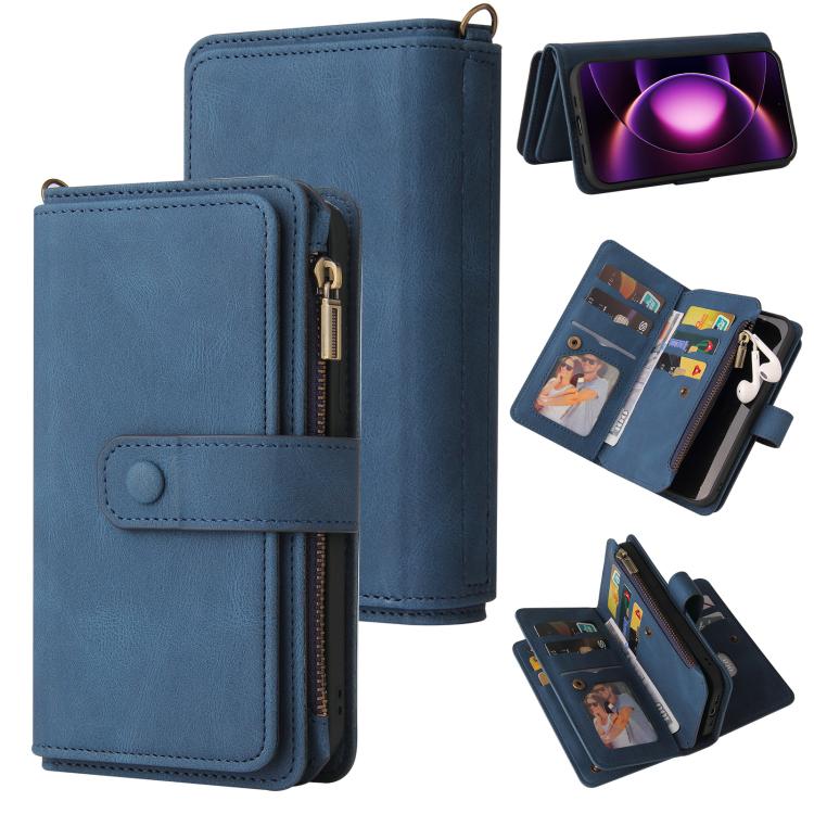 Skin Feel Multi Card Slots Zipper Wallet Leather Phone Case, For Xiaomi Poco C95 Pro, For Xiaomi 17 Max 5G, For Xiaomi 17T Pro 5G Global, For Xiaomi 17T 5G Global, For Xiaomi 17 Ultra, For Xiaomi 14T Pro, For Xiaomi 14T, For Xiaomi Poco F6             ...