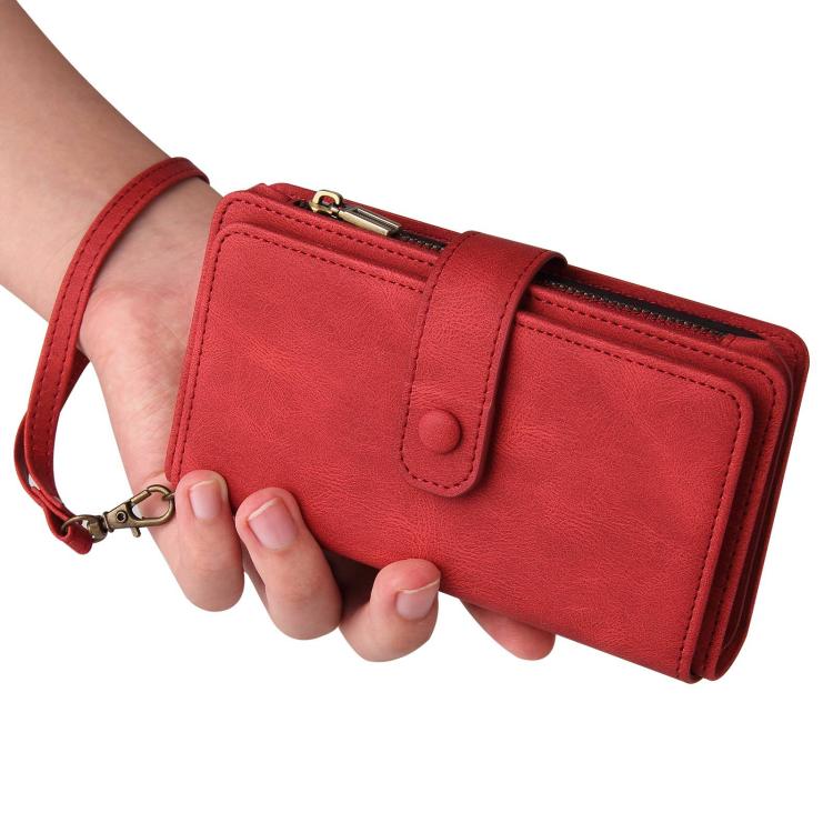 Skin Feel Multi Card Slots Zipper Wallet Leather Phone Case, For Xiaomi Poco C95 Pro, For Xiaomi 17 Max 5G, For Xiaomi 17T Pro 5G Global, For Xiaomi 17T 5G Global, For Xiaomi 17 Ultra, For Xiaomi 14T Pro, For Xiaomi 14T, For Xiaomi Poco F6             ...