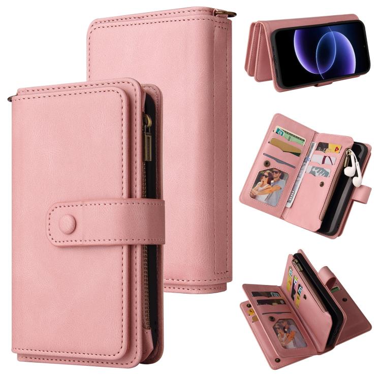 Skin Feel Multi Card Slots Zipper Wallet Leather Phone Case, For Xiaomi Poco C95 Pro, For Xiaomi 17 Max 5G, For Xiaomi 17T Pro 5G Global, For Xiaomi 17T 5G Global, For Xiaomi 17 Ultra, For Xiaomi 14T Pro, For Xiaomi 14T, For Xiaomi Poco F6             ...
