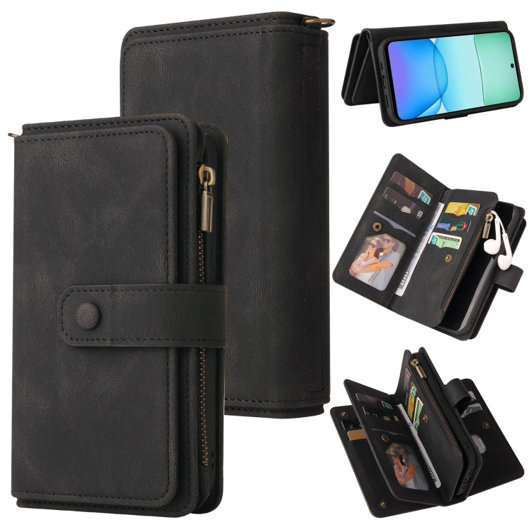 Skin Feel Multi Card Slots Zipper Wallet Leather Phone Case, For Redmi Turbo 5 Max / Poco X8 Pro Max 5G, For Redmi Turbo 5 / Poco X8 Pro 5G, For Redmi Note 14 5G, For Redmi Note 14 Pro / 14 Pro+ 5G, For Redmi 14C 4G Global, For Redmi 13 4G Global      ...