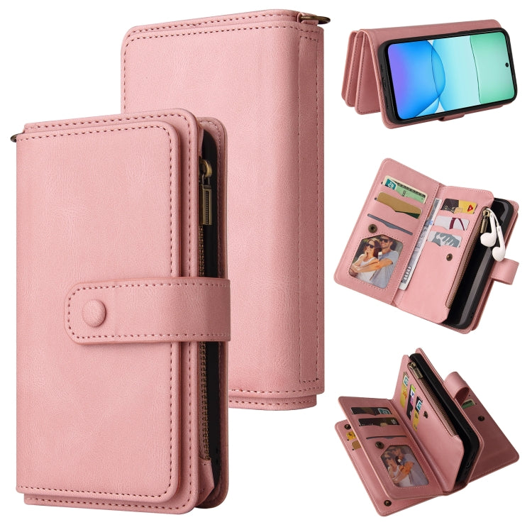 Skin Feel Multi Card Slots Zipper Wallet Leather Phone Case, For Redmi Turbo 5 Max / Poco X8 Pro Max 5G, For Redmi Turbo 5 / Poco X8 Pro 5G, For Redmi Note 14 5G, For Redmi Note 14 Pro / 14 Pro+ 5G, For Redmi 14C 4G Global, For Redmi 13 4G Global      ...