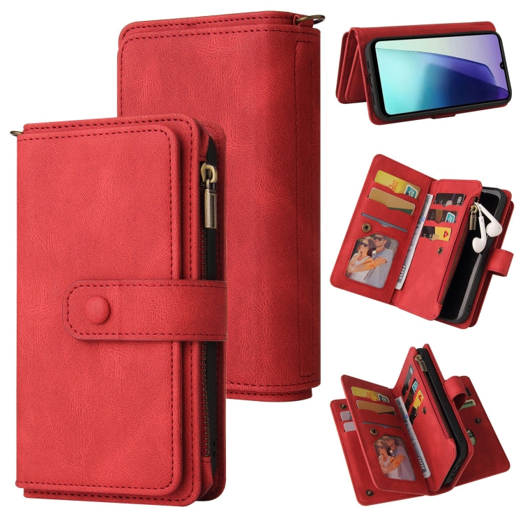 Skin Feel Multi Card Slots Zipper Wallet Leather Phone Case, For Redmi Turbo 5 Max / Poco X8 Pro Max 5G, For Redmi Turbo 5 / Poco X8 Pro 5G, For Redmi Note 14 5G, For Redmi Note 14 Pro / 14 Pro+ 5G, For Redmi 14C 4G Global, For Redmi 13 4G Global      ...