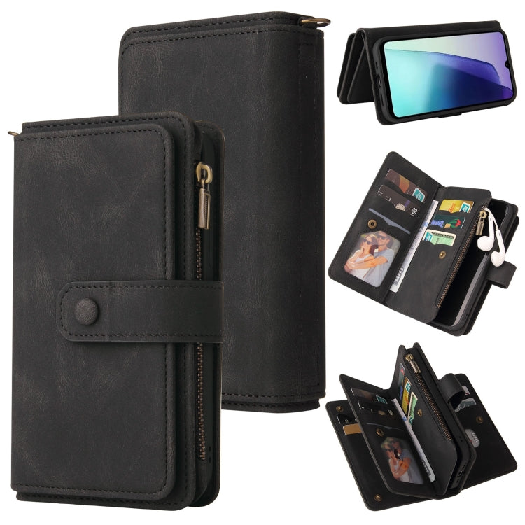 Skin Feel Multi Card Slots Zipper Wallet Leather Phone Case, For Redmi Turbo 5 Max / Poco X8 Pro Max 5G, For Redmi Turbo 5 / Poco X8 Pro 5G, For Redmi Note 14 5G, For Redmi Note 14 Pro / 14 Pro+ 5G, For Redmi 14C 4G Global, For Redmi 13 4G Global      ...