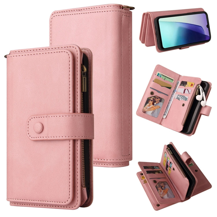 Skin Feel Multi Card Slots Zipper Wallet Leather Phone Case, For Redmi Turbo 5 Max / Poco X8 Pro Max 5G, For Redmi Turbo 5 / Poco X8 Pro 5G, For Redmi Note 14 5G, For Redmi Note 14 Pro / 14 Pro+ 5G, For Redmi 14C 4G Global, For Redmi 13 4G Global      ...