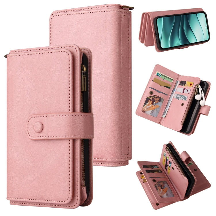 Skin Feel Multi Card Slots Zipper Wallet Leather Phone Case, For Redmi Turbo 5 Max / Poco X8 Pro Max 5G, For Redmi Turbo 5 / Poco X8 Pro 5G, For Redmi Note 14 5G, For Redmi Note 14 Pro / 14 Pro+ 5G, For Redmi 14C 4G Global, For Redmi 13 4G Global      ...