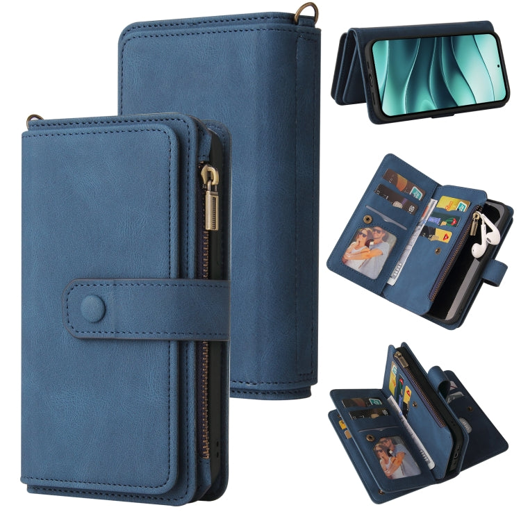 Skin Feel Multi Card Slots Zipper Wallet Leather Phone Case, For Redmi Turbo 5 Max / Poco X8 Pro Max 5G, For Redmi Turbo 5 / Poco X8 Pro 5G, For Redmi Note 14 5G, For Redmi Note 14 Pro / 14 Pro+ 5G, For Redmi 14C 4G Global, For Redmi 13 4G Global      ...