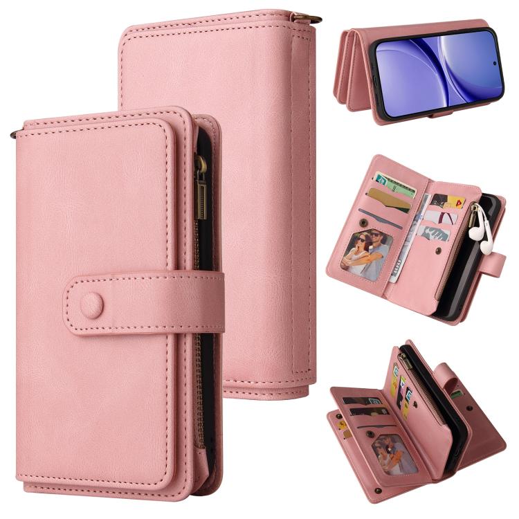 Skin Feel Multi Card Slots Zipper Wallet Leather Phone Case, For Redmi Turbo 5 Max / Poco X8 Pro Max 5G, For Redmi Turbo 5 / Poco X8 Pro 5G, For Redmi Note 14 5G, For Redmi Note 14 Pro / 14 Pro+ 5G, For Redmi 14C 4G Global, For Redmi 13 4G Global      ...